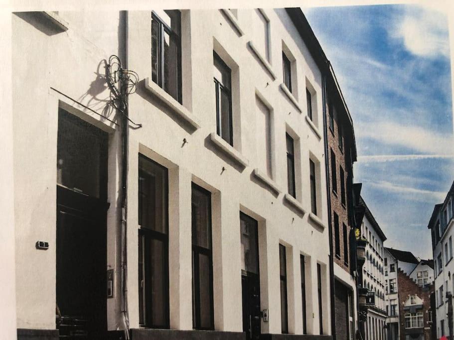 Hippe Studio In Historisch Gebouw In Oude Centrum Antwerpen Bagian luar foto